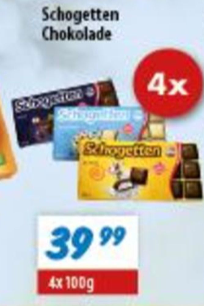 Schogetten, Chokoladeplade Für Kinder