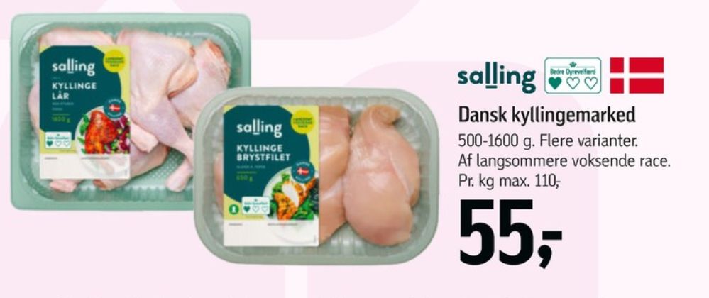 Salling, Kyllingebrystfilet