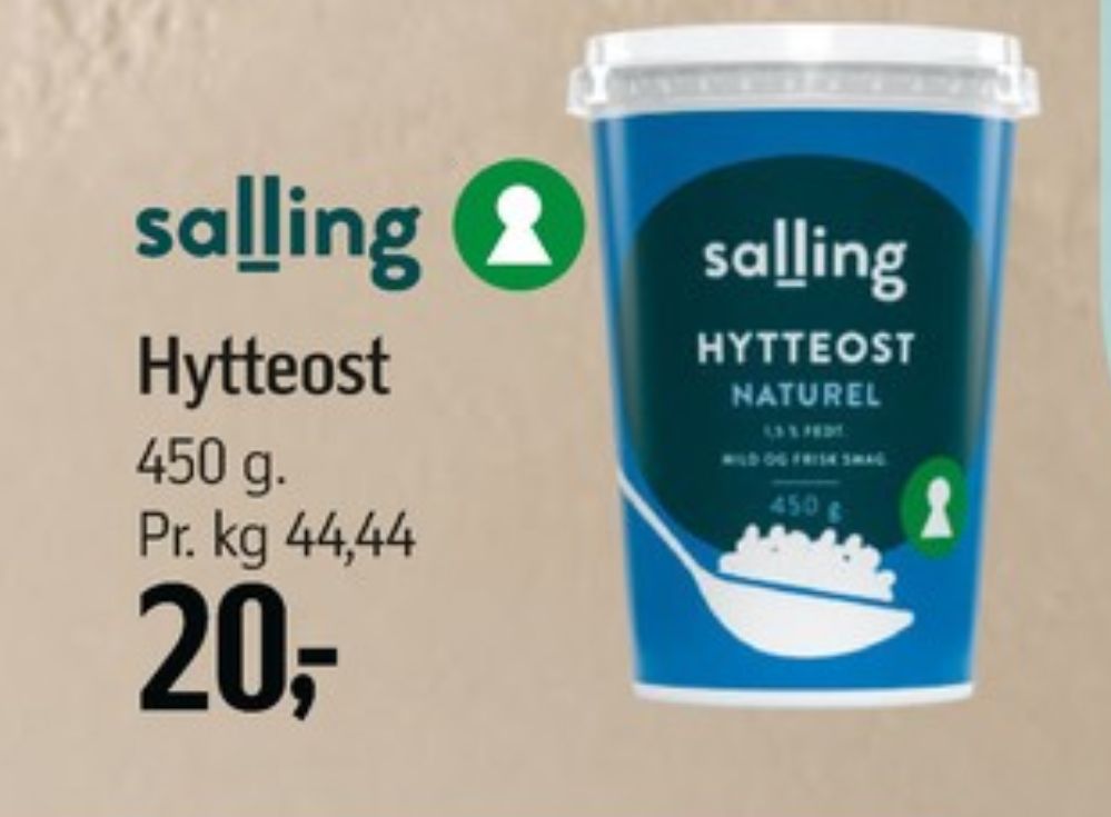 Salling, Hytteost