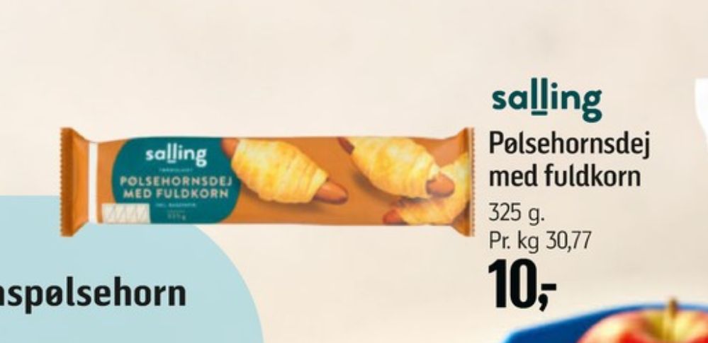 Salling, Pølsehornsdej
