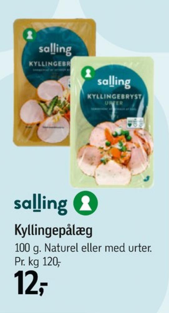 Salling, Kyllingebryst med urter