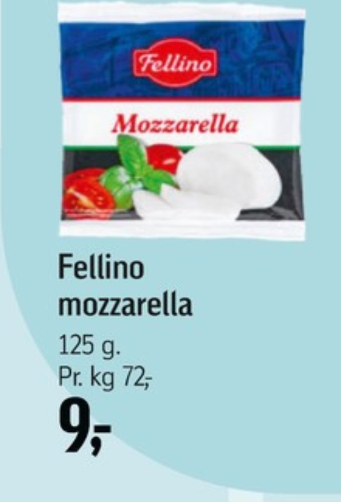 Fellino, Mozzarella
