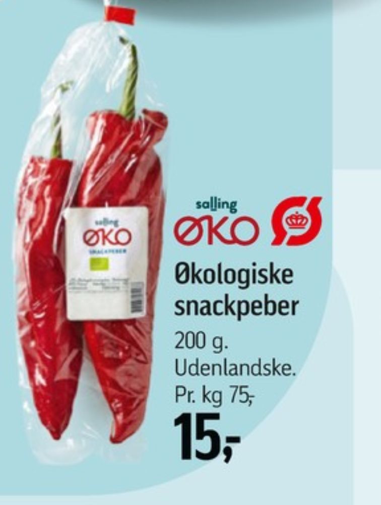 Salling ØKO, Peberfrugt