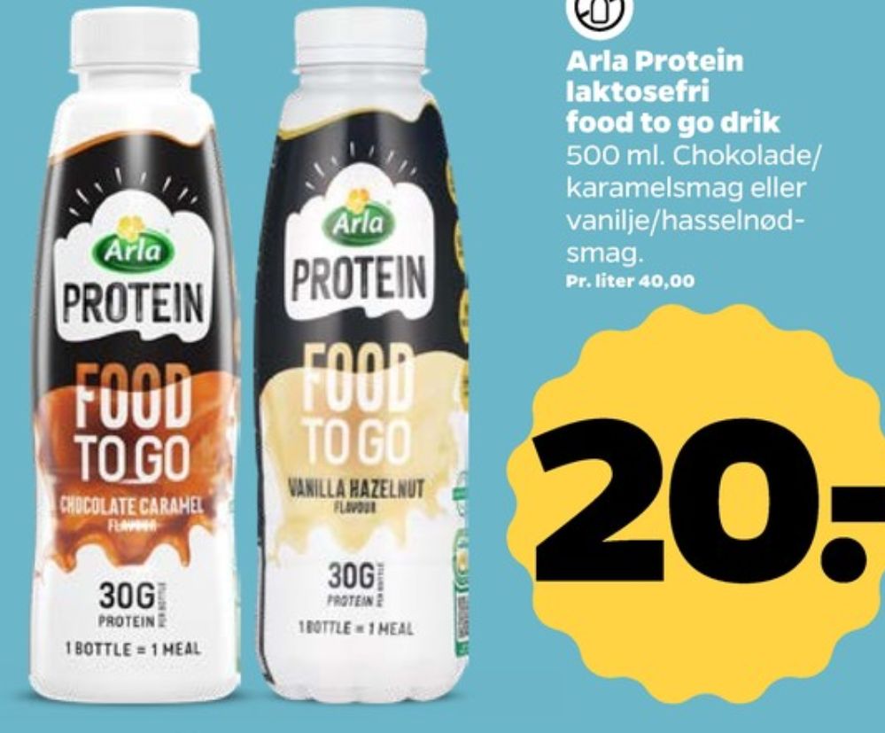 Arla Protein Food To Go, Proteindrik Vanilla Hazelnut