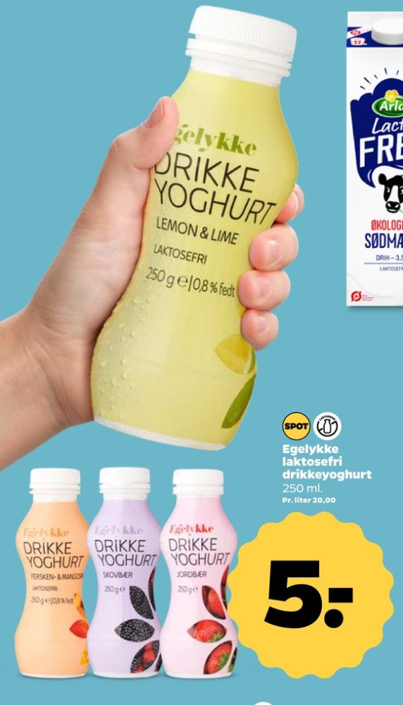 Egelykke, Drikkeyoghurt Lemon & Lime