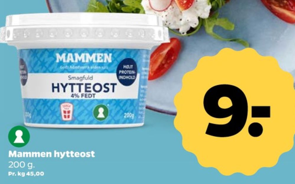 Mammen, Hytteost 4%