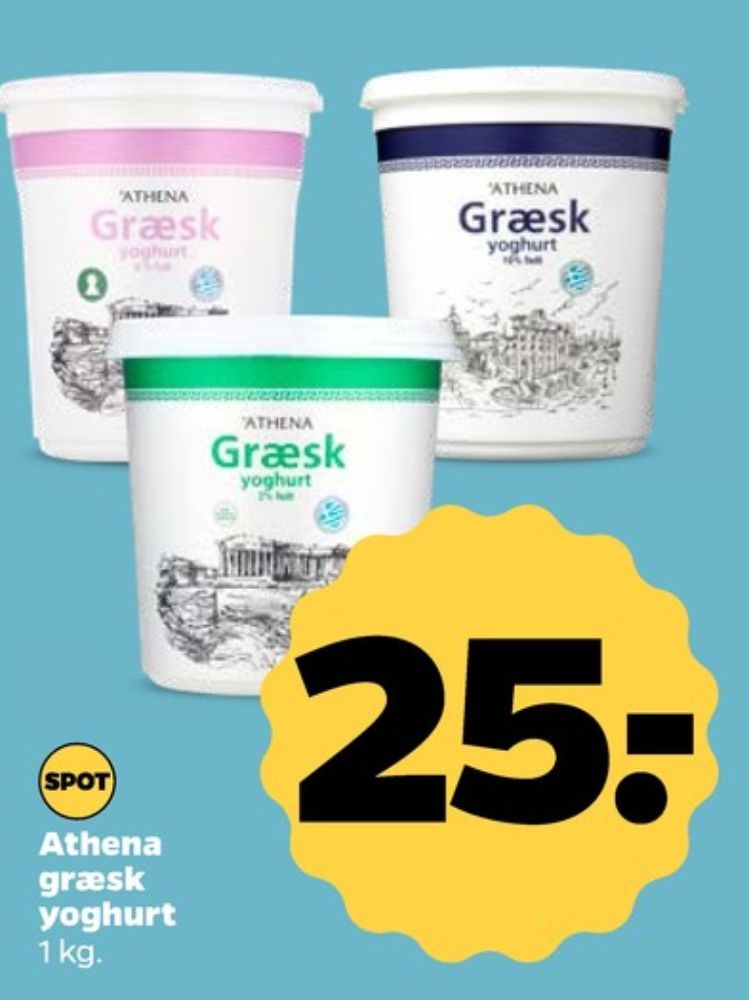 Athena, Græsk Yoghurt 2%