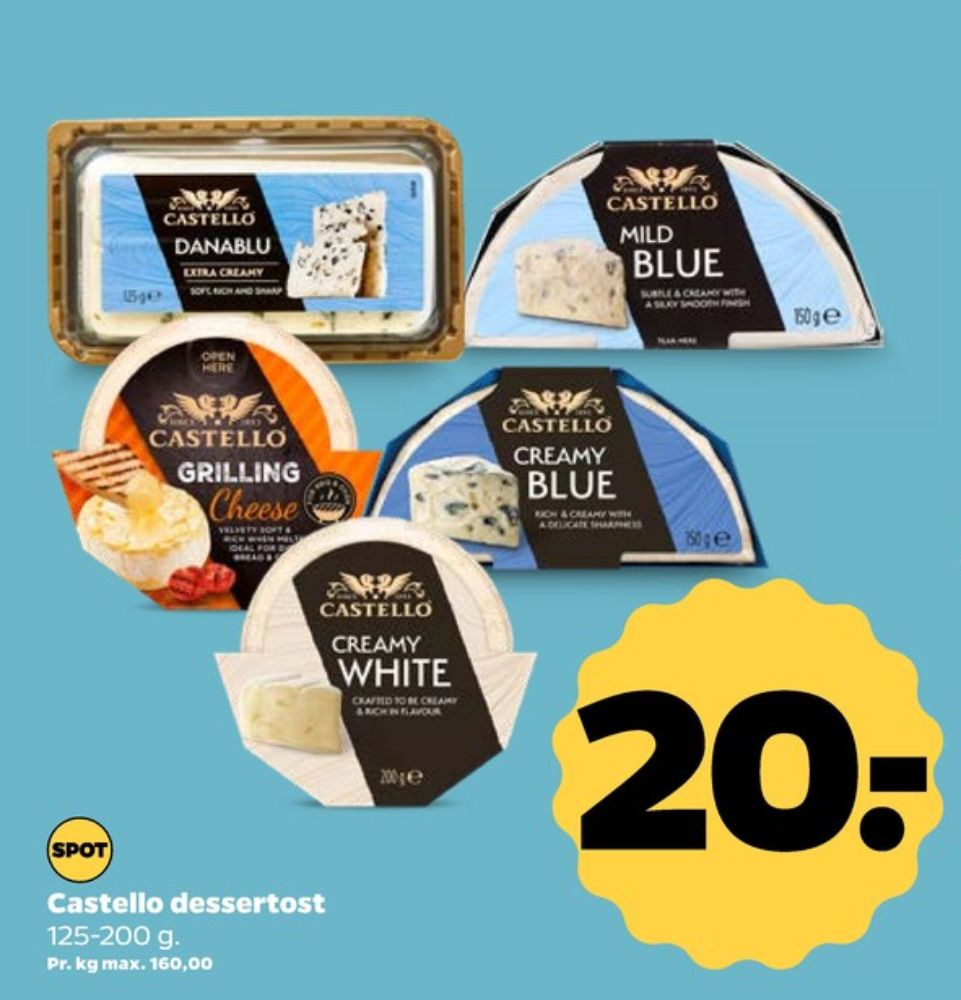 Castello Velvet Blue, Skimmelost