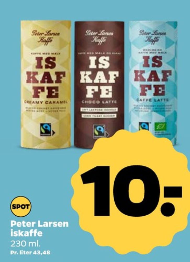 Peter Larsen, Iskaffe
