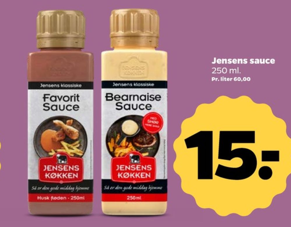 Jensens Køkken, Bearnaisesauce