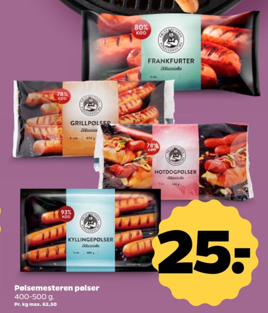 Pølsemesteren, Frankfurter