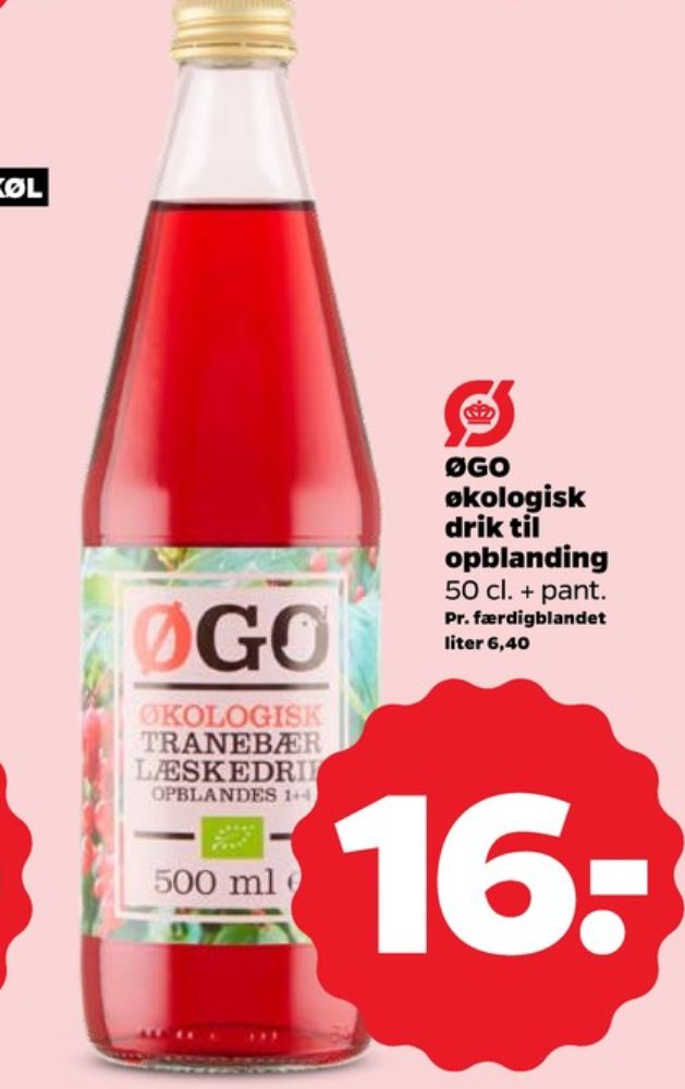 ØGO, Tranebærdrik