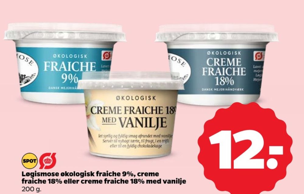 Løgismose, Creme Fraiche 18%