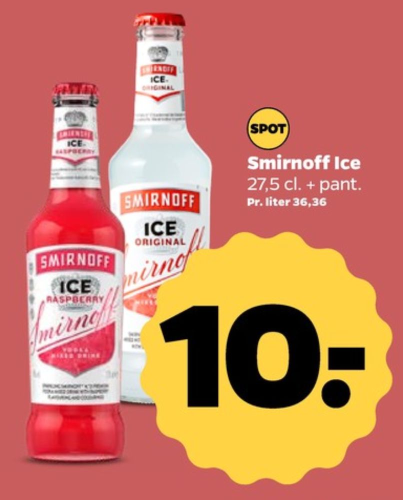 Smirnoff Ice Raspberry, Raspberry RTD