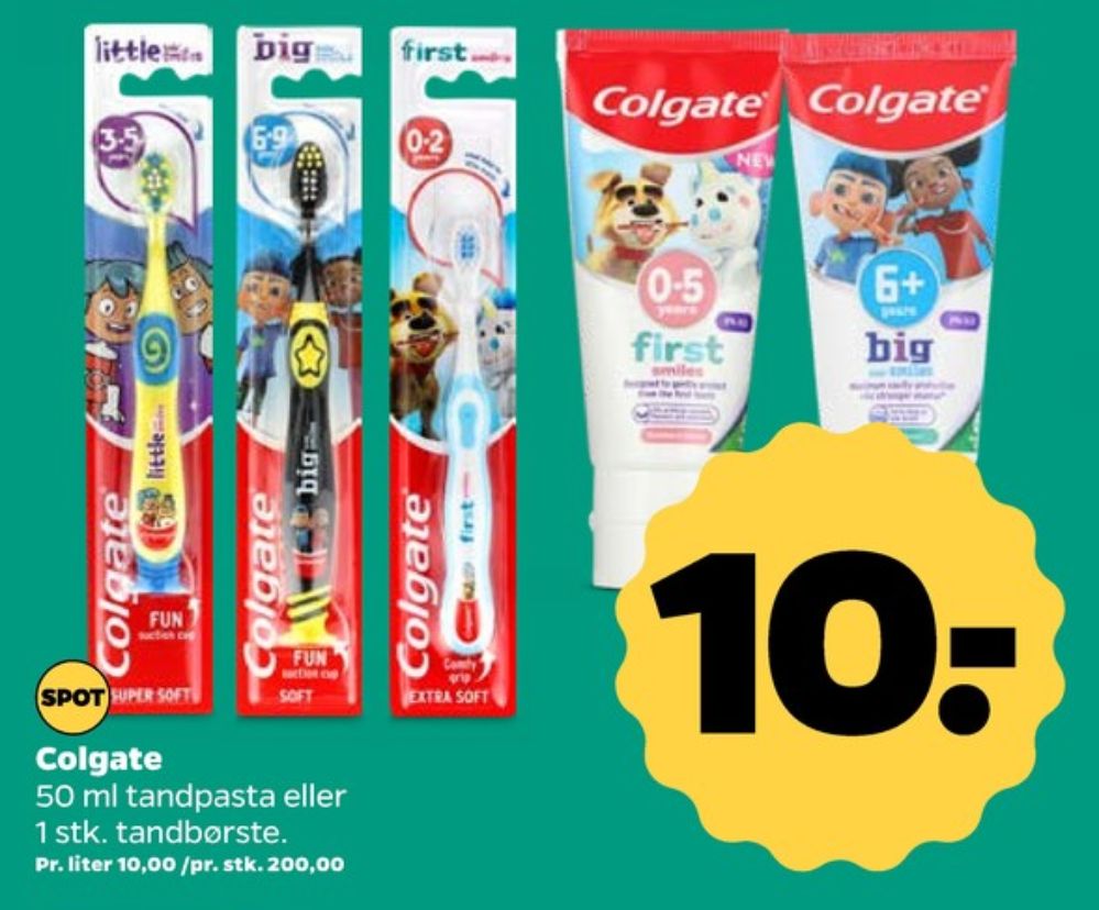 Colgate, Tandpasta