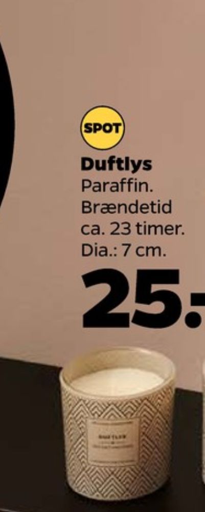 Duftlys i glas