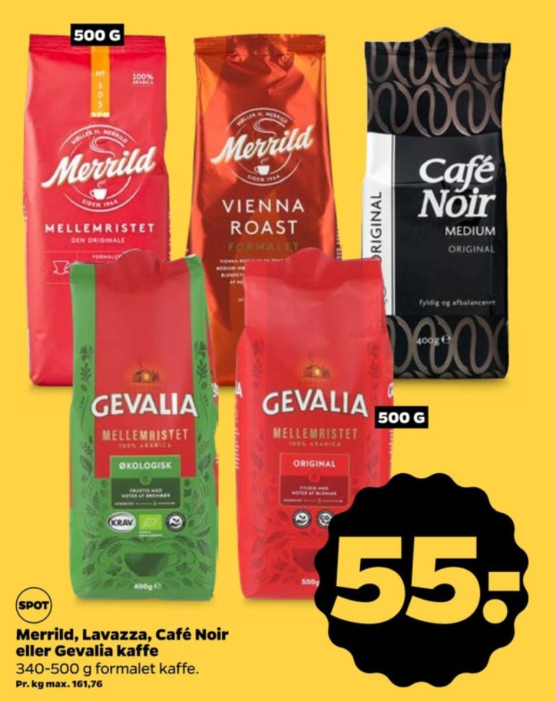 Gevalia Original, Kaffe Formalet