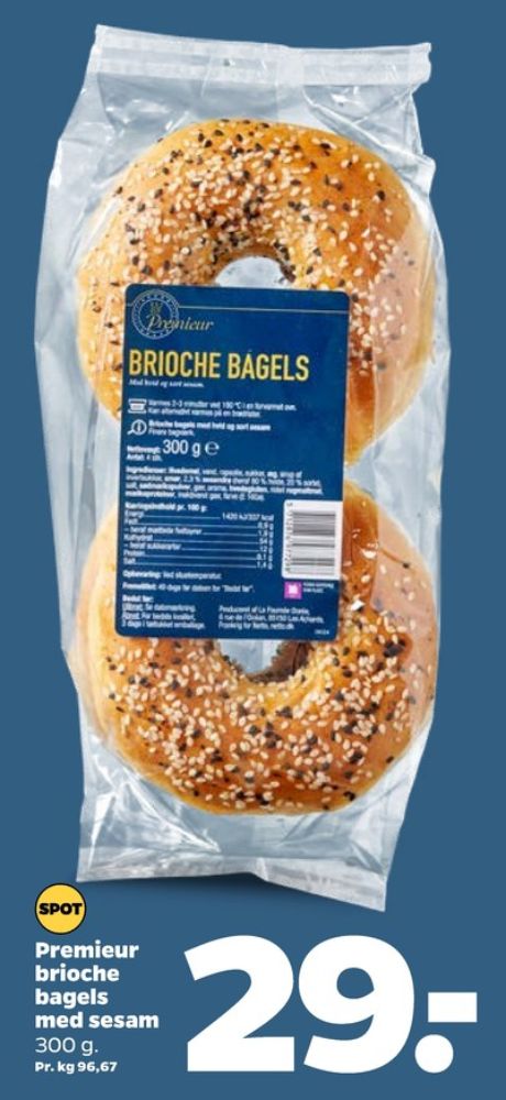 Premieur, Brioche Bagels