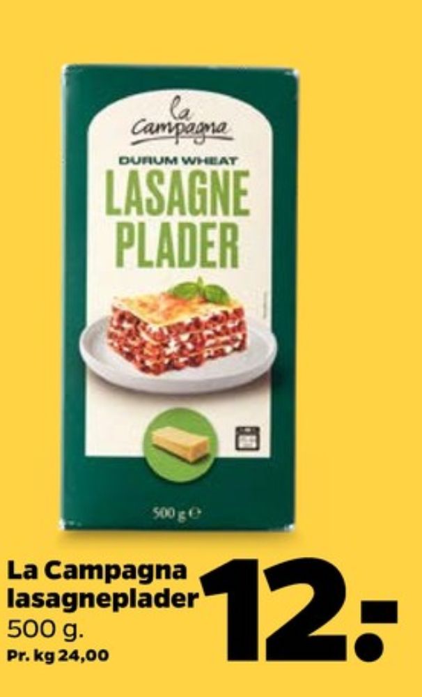 La Campagna, Lasagneplader