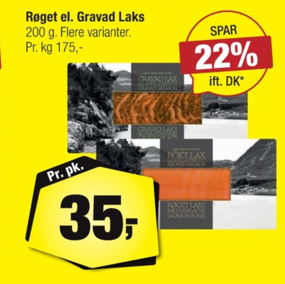 Laks i skiver