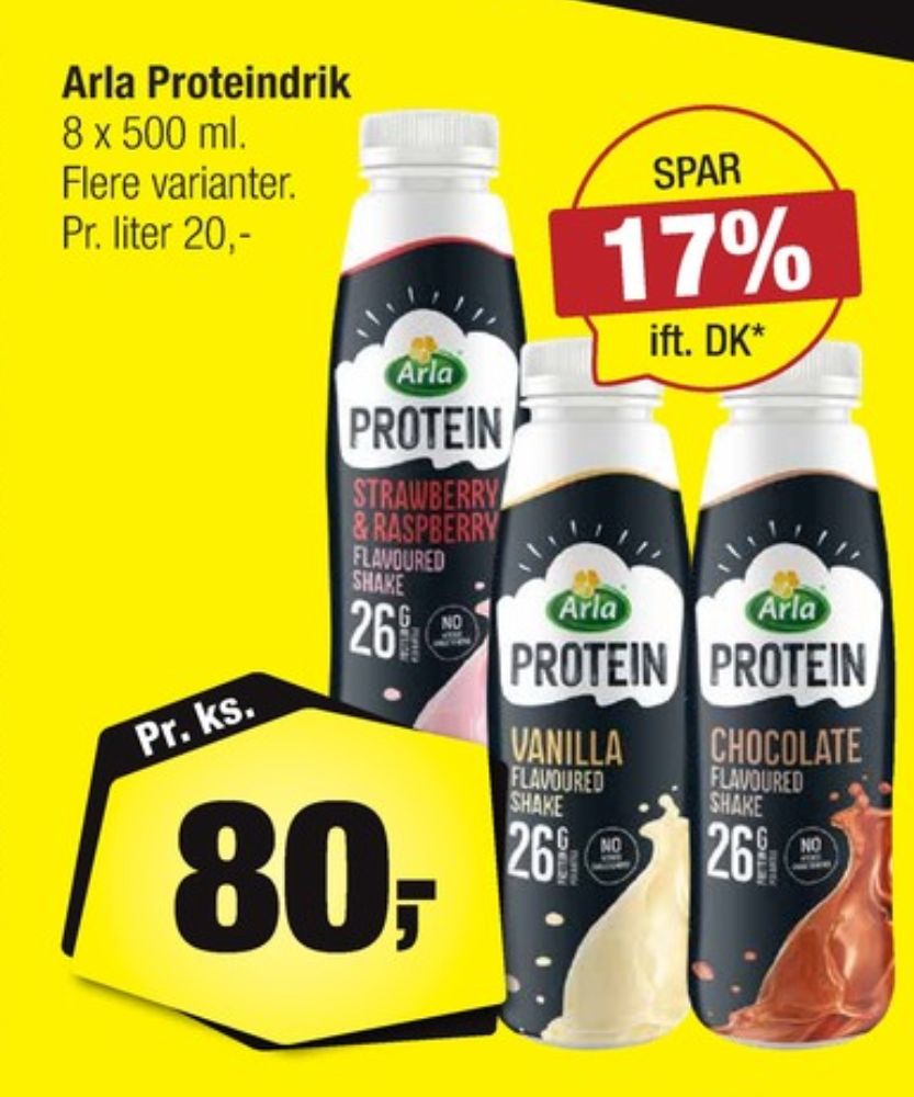Arla Protein, Proteindrik Vanilla