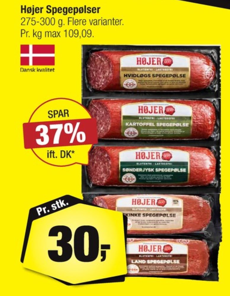 Højer Pølser, Sønderjysk Spegepølse