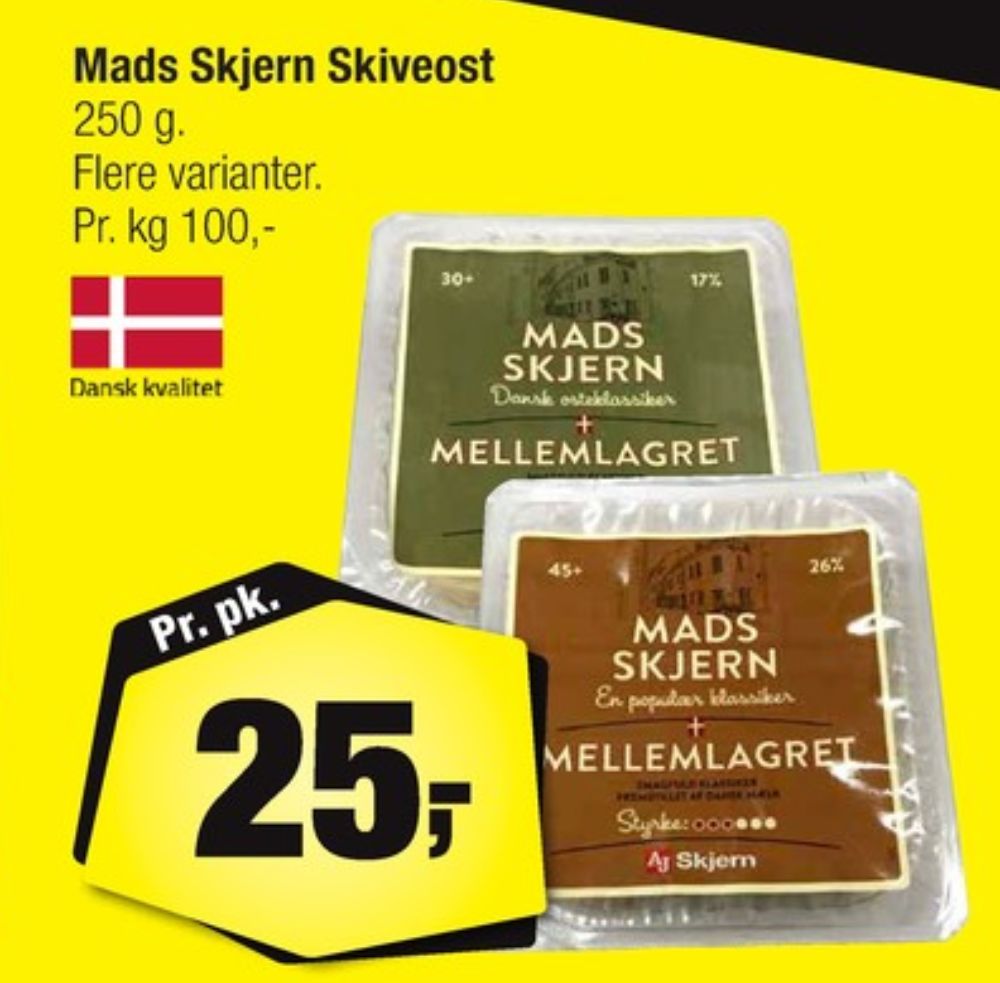 Mads Skjern, Skiveost Mellemlagret