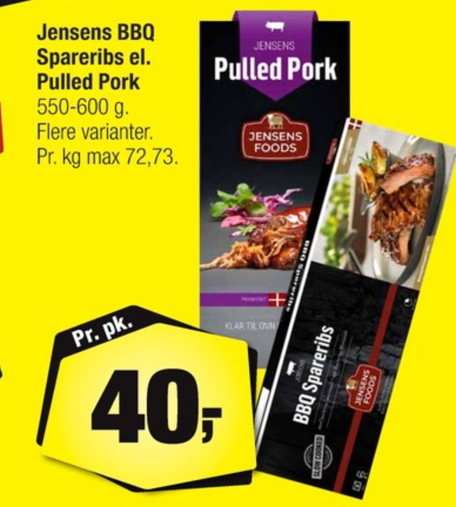 Jensens, Spareribs