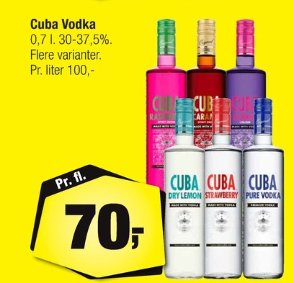 Cuba Dry Lemon, Vodka