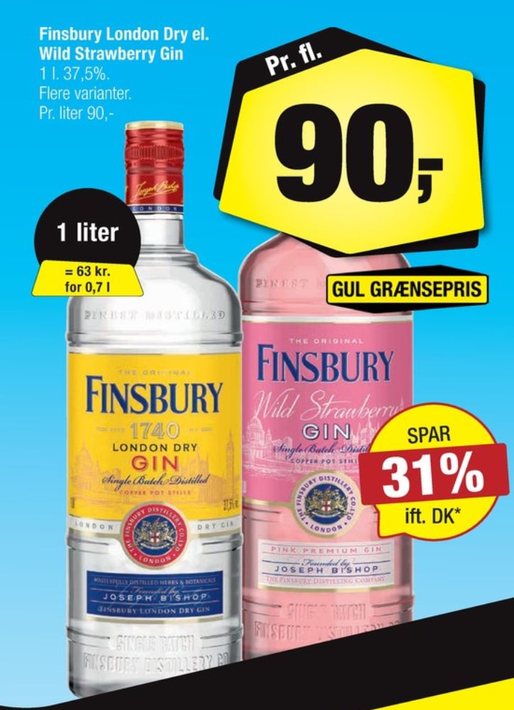 Finsbury London Dry, Gin