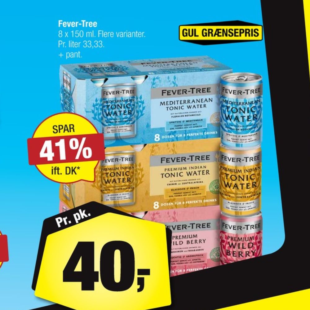 Fever-Tree, Tonicvand 8 pk.
