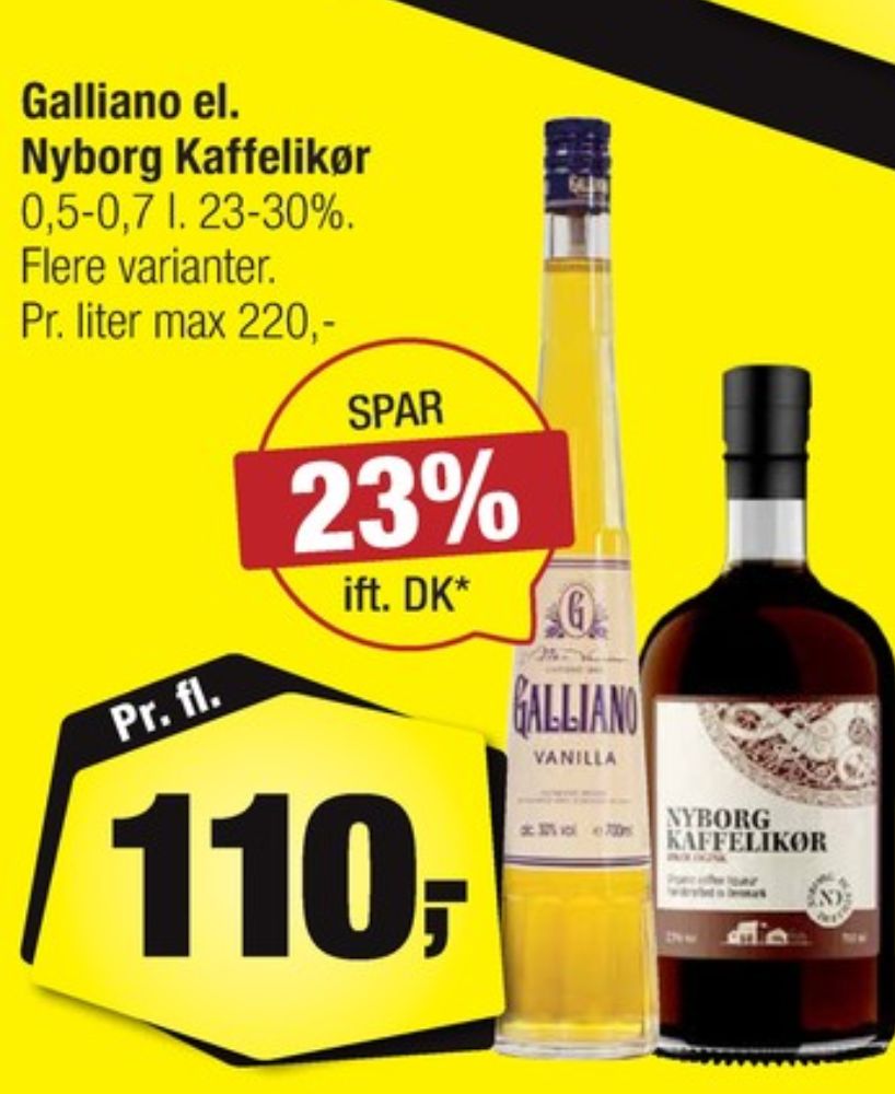 Galliano Vanilla, Likør