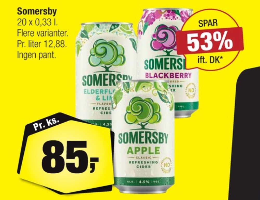 Somersby Blackberry, Blackberry Cider 20 pk.