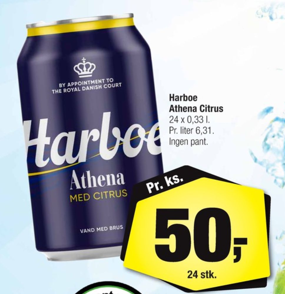 Harboe Athena Citrus, Danskvand med citrus
