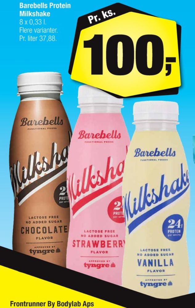 Barebells, Milkshake Strawberry