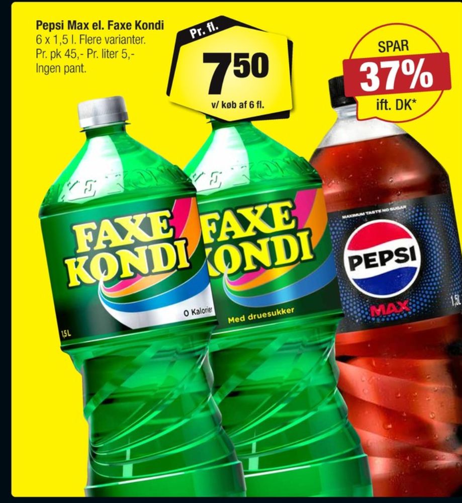 Faxe Kondi 0 Kalorier, Sportssodavand