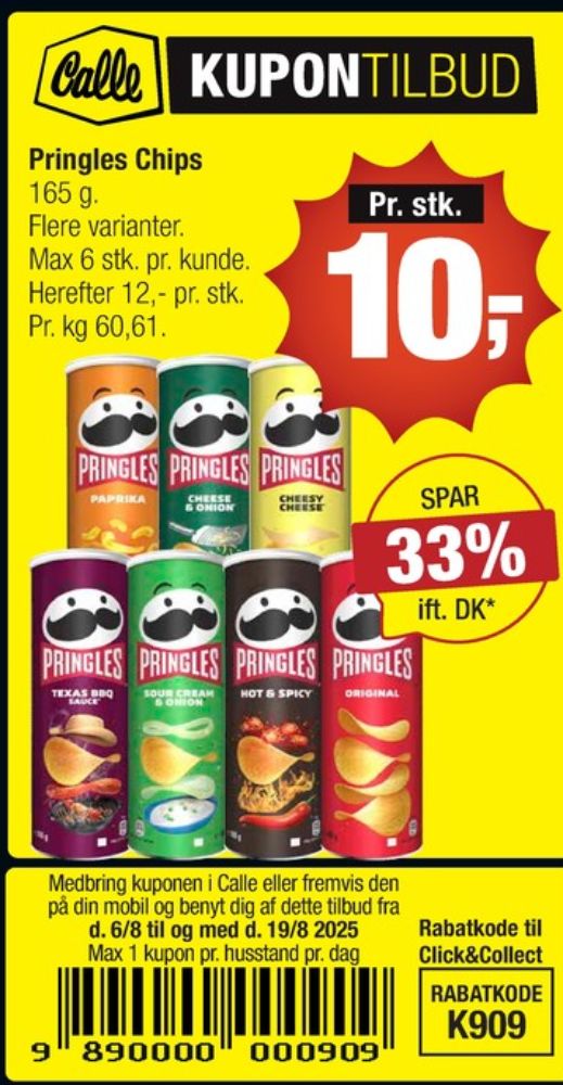 Pringles, Texas BBQ Sauce Chips