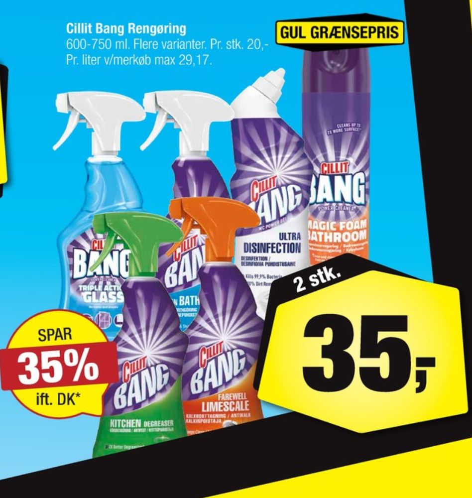 Cillit Bang, Rengøring - universal