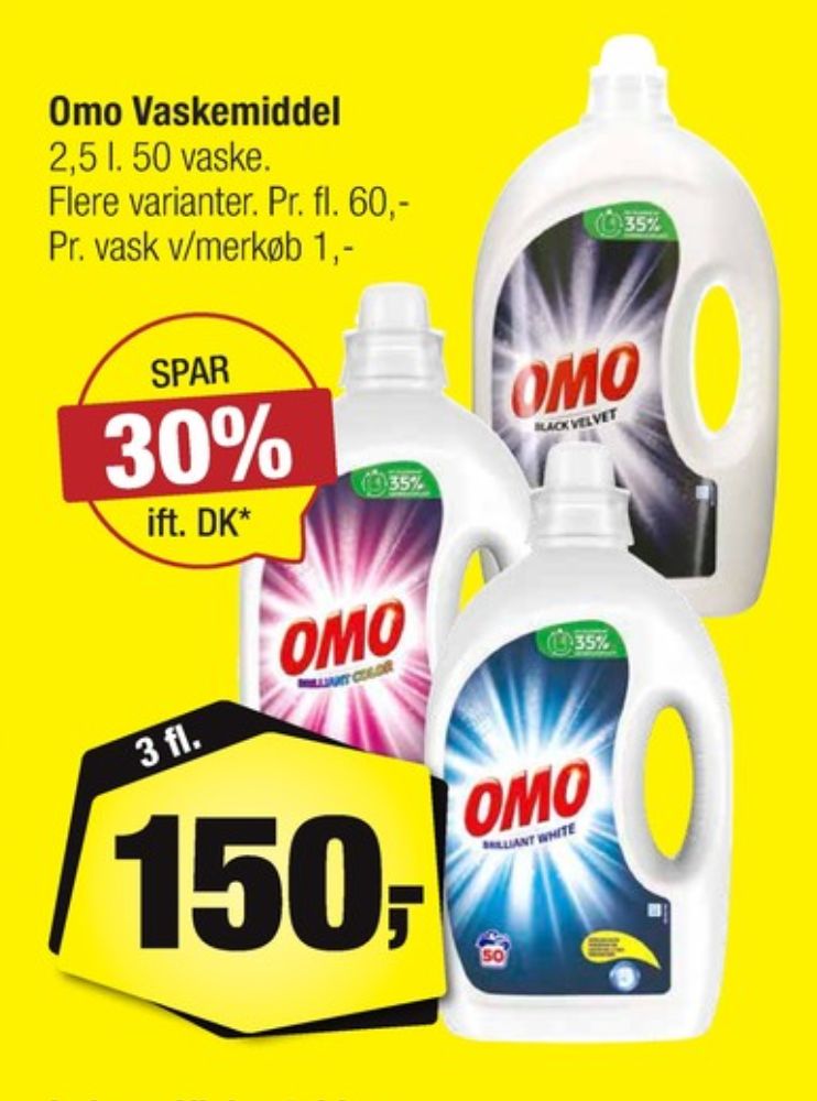 Omo, Vaskemiddel-flydende