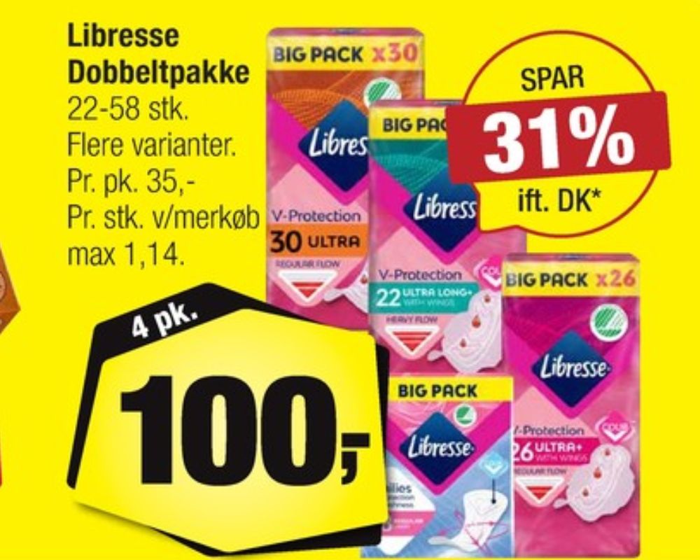 Libresse, Bind