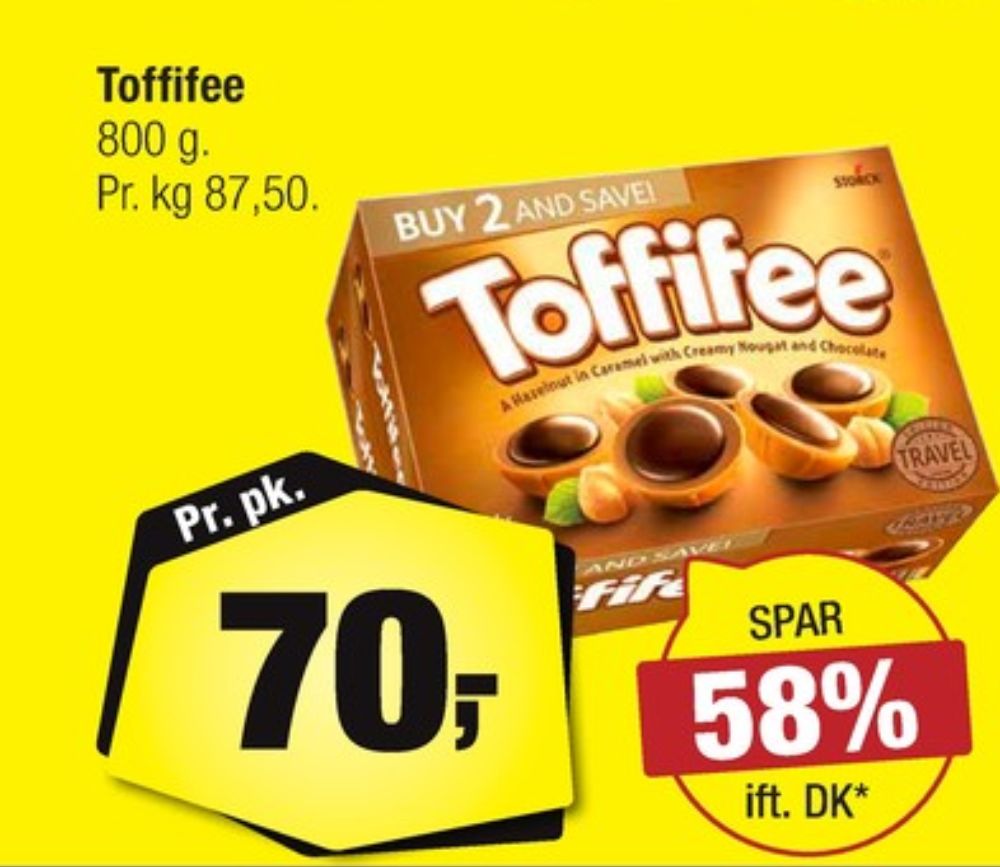 Toffifee, Dessertchokolade