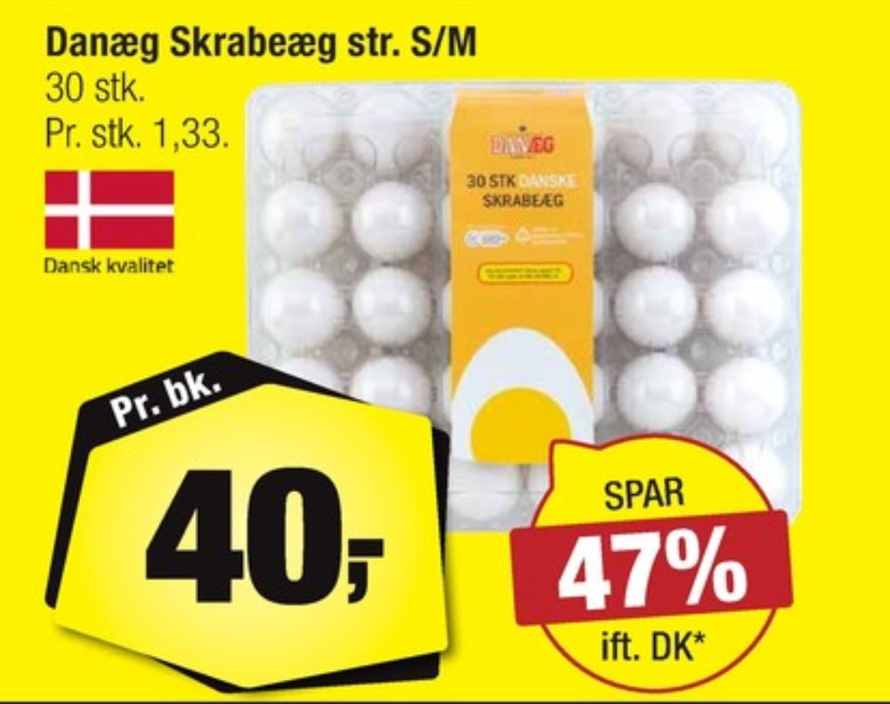 Danæg, Skrabeæg S/M