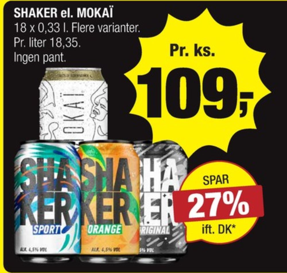 Mokaï Hyldeblomst, Hyldeblomst Cider 18 pk.