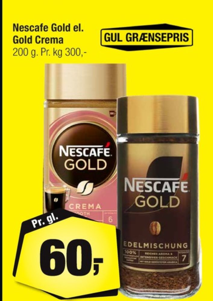 Nescafe Gold, Instant Kaffe