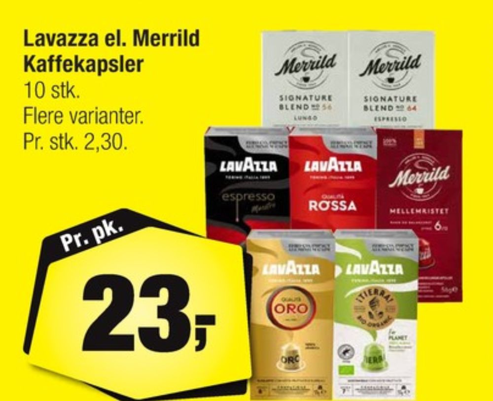 LavAzza Qualita Oro, Kaffekapsler