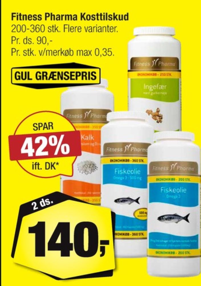 Fitness Pharma, Fiskeolie