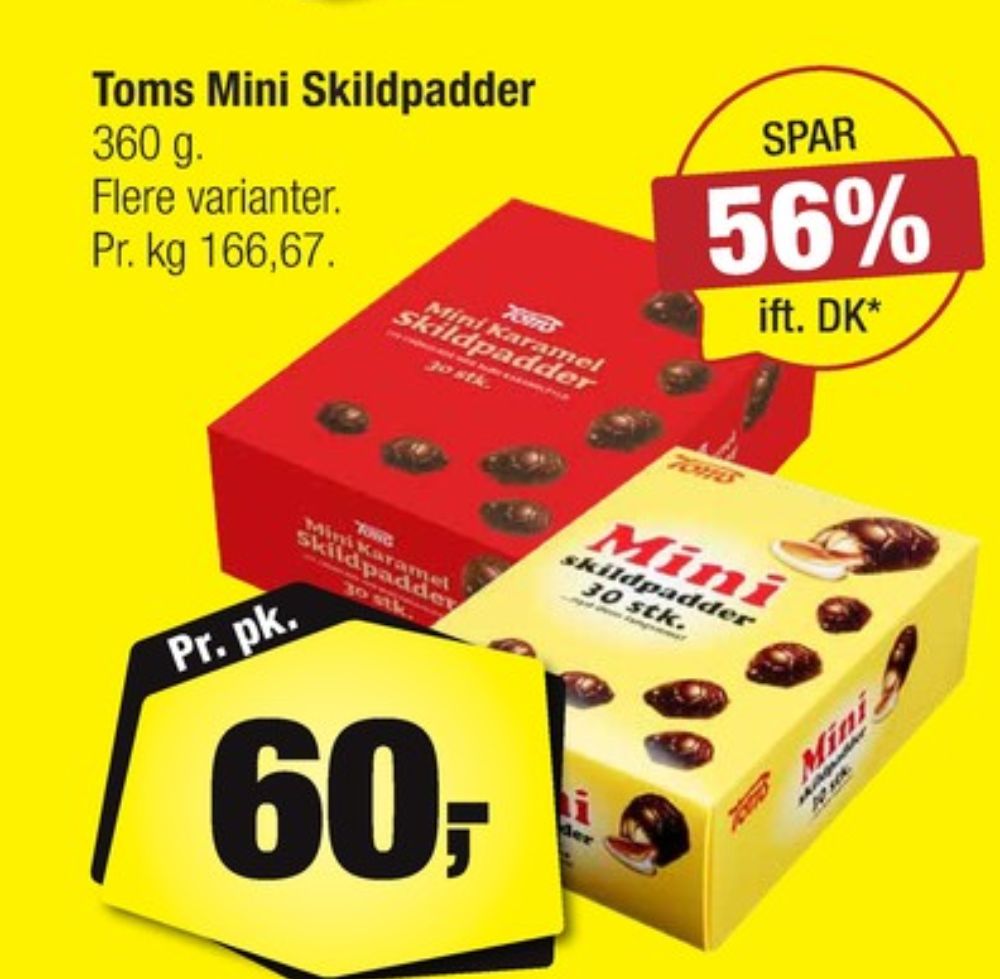 Toms Mini Skildpadder, Chokoladeskildpadder