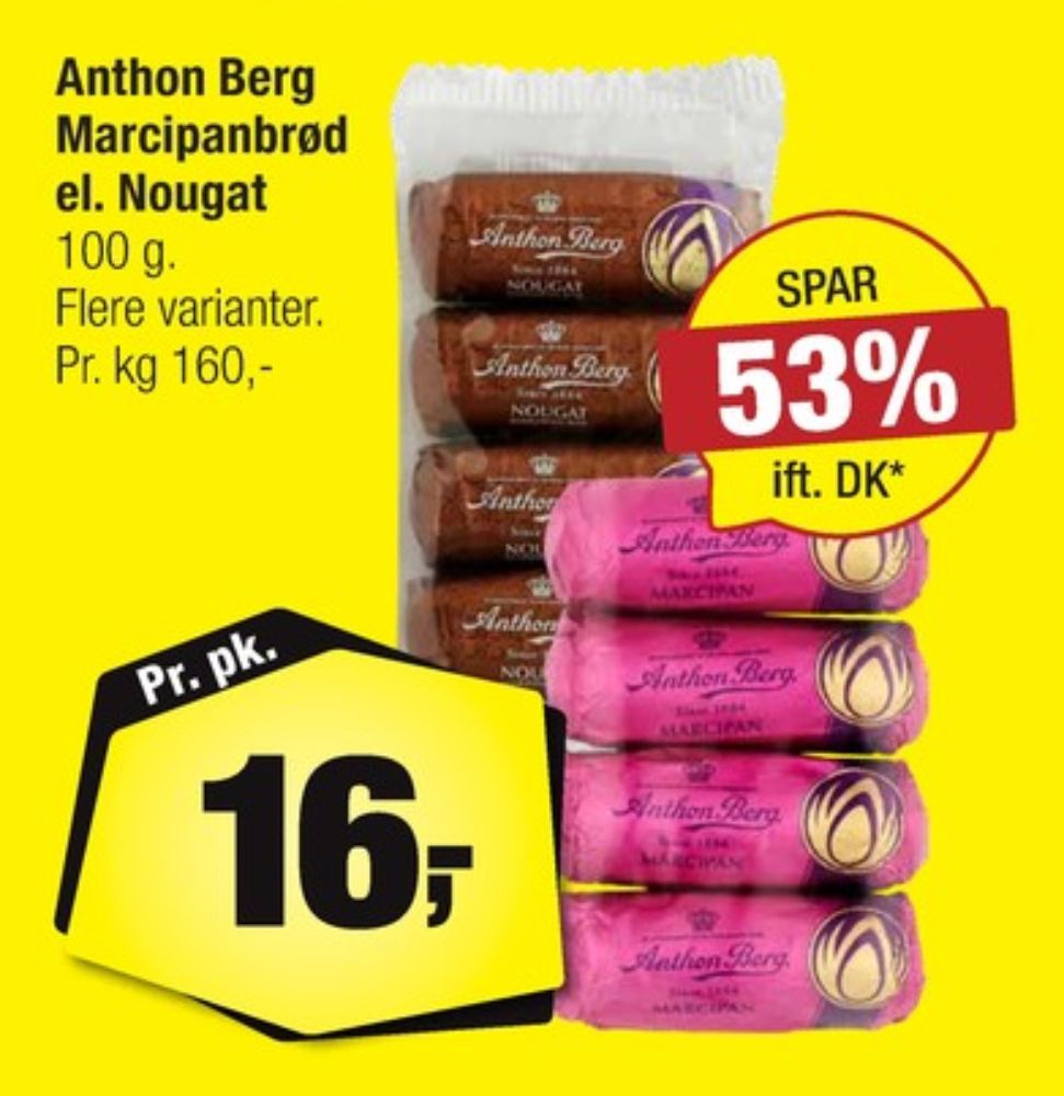 Anthon Berg, Marcipanbrød Nougat