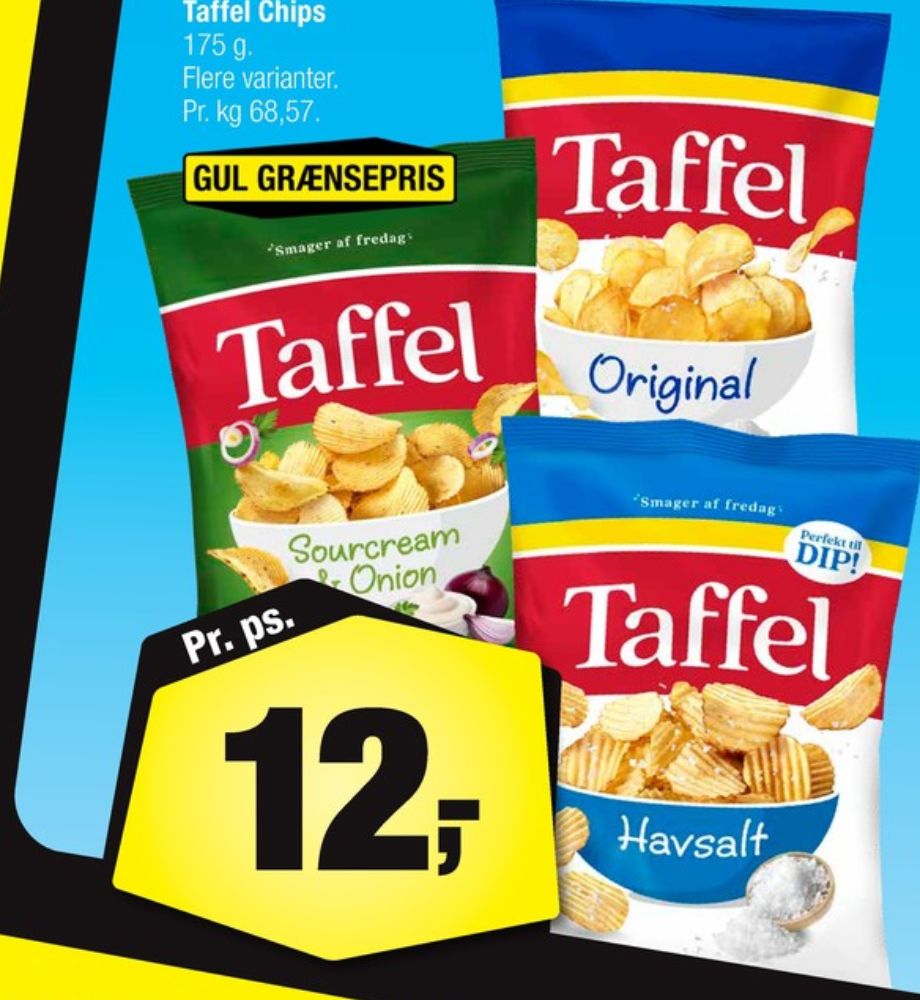 Taffel, Havsalt Chips