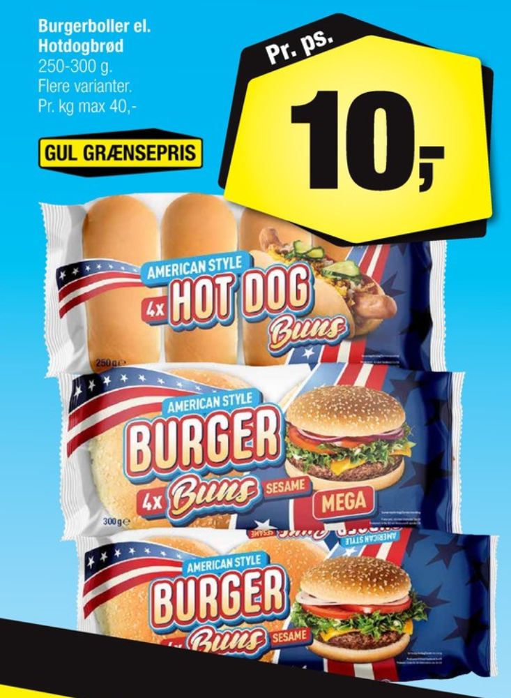 American Style, Burger Buns Sesame